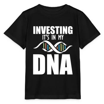 Investir en bourse - T-shirt bio MINI CREATOR Stanley/Stella Enfant - noir - Devant - Mikhail (115cm)
