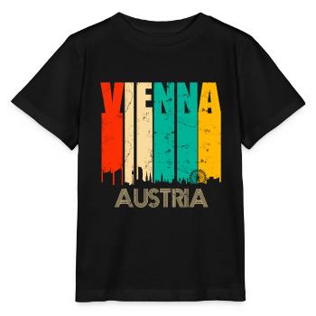 Vienne Vienna - T-shirt bio MINI CREATOR Stanley/Stella Enfant - noir - Devant - Mikhail (115cm)