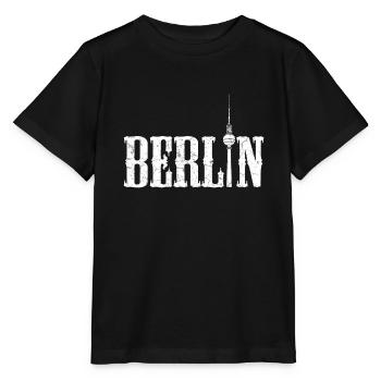 Berlin - T-shirt bio MINI CREATOR Stanley/Stella Enfant - noir - Devant - Mikhail (115cm)