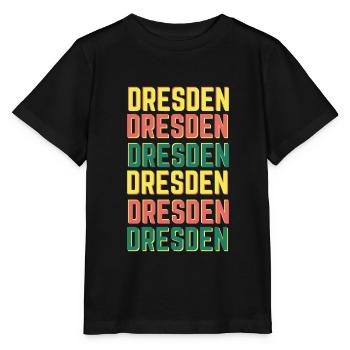 Dresden Germany - Stanley/Stella MINI CREATOR Kids’ T-Shirt - black - Front - Mikhail (115cm)
