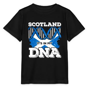 Schottland Schotte DNA - Stanley/Stella Kinder T-Shirt MINI CREATOR  - Schwarz - Vorne - Mikhail (115cm)