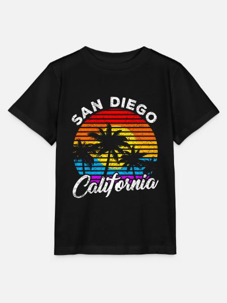 San Diego - Stanley/Stella Kinder T-Shirt MINI CREATOR  - Schwarz