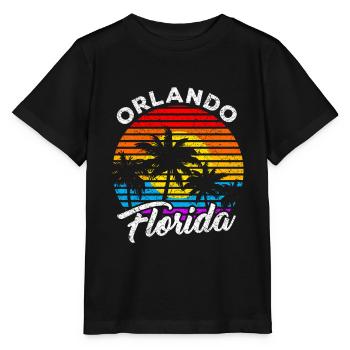Orlando Florida - Stanley/Stella MINI CREATOR Kids’ T-Shirt - black - Front - Mikhail (115cm)