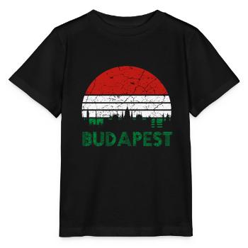 Budapest Hongrie - T-shirt bio MINI CREATOR Stanley/Stella Enfant - noir - Devant - Mikhail (115cm)