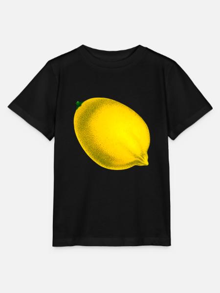 Zitrone - Stanley/Stella Kinder T-Shirt MINI CREATOR  - Schwarz