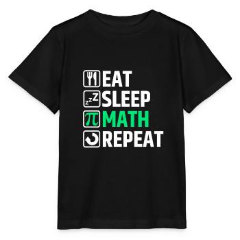 Mathématicien mathématique - T-shirt bio MINI CREATOR Stanley/Stella Enfant - noir - Devant - Mikhail (115cm)