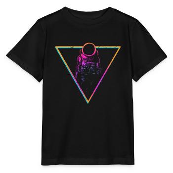 astronaut - Stanley/Stella MINI CREATOR Kids’ T-Shirt - black - Front - Mikhail (115cm)