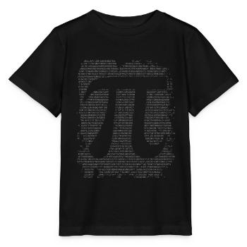 Zahl Pi - Stanley/Stella Kinder T-Shirt MINI CREATOR  - Schwarz - Vorne - Mikhail (115cm)