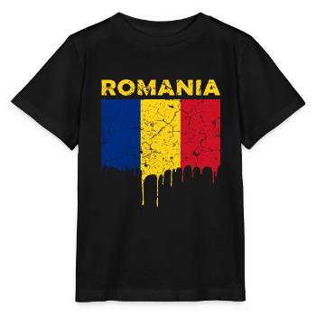 Romania - Stanley/Stella MINI CREATOR Kids’ T-Shirt - black - Front - Mikhail (115cm)