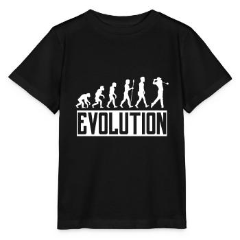 Golf évolution golfeur golfeur - T-shirt bio MINI CREATOR Stanley/Stella Enfant - noir - Devant - Mikhail (115cm)