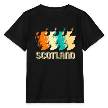 Scotland - Stanley/Stella MINI CREATOR Kids’ T-Shirt - black - Front - Mikhail (115cm)