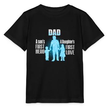 Father's day - Stanley/Stella MINI CREATOR Kids’ T-Shirt - black - Front - Mikhail (115cm)