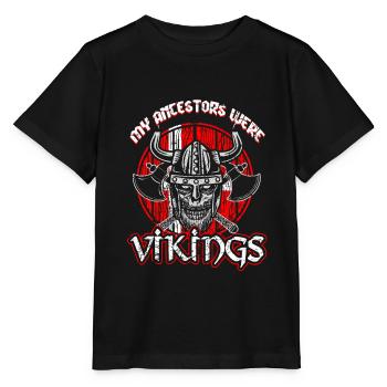 Danish Viking - Stanley/Stella MINI CREATOR Kids’ T-Shirt - black - Front - Mikhail (115cm)