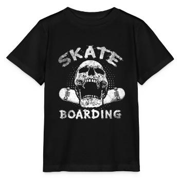 Skater - Stanley/Stella MINI CREATOR Kids’ T-Shirt - black - Front - Mikhail (115cm)
