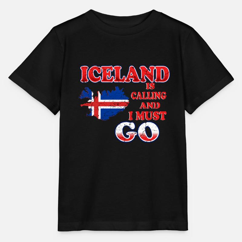 Islande - T-shirt bio MINI CREATOR Stanley/Stella Enfant - noir