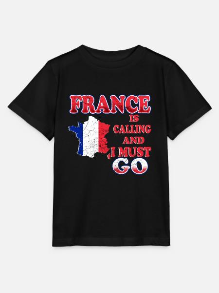 Frankreich - Stanley/Stella Kinder T-Shirt MINI CREATOR - Schwarz