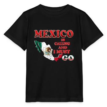 Mexiko - Stanley/Stella Kinder T-Shirt MINI CREATOR  - Schwarz - Vorne - Mikhail (115cm)