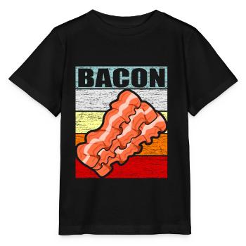 Bacon - Stanley/Stella MINI CREATOR Kids’ T-Shirt - black - Front - Mikhail (115cm)