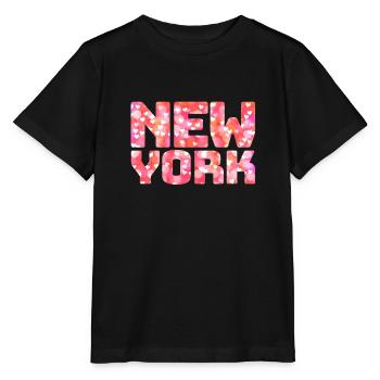 I love new york - Stanley/Stella MINI CREATOR Kids’ T-Shirt - black - Front - Mikhail (115cm)