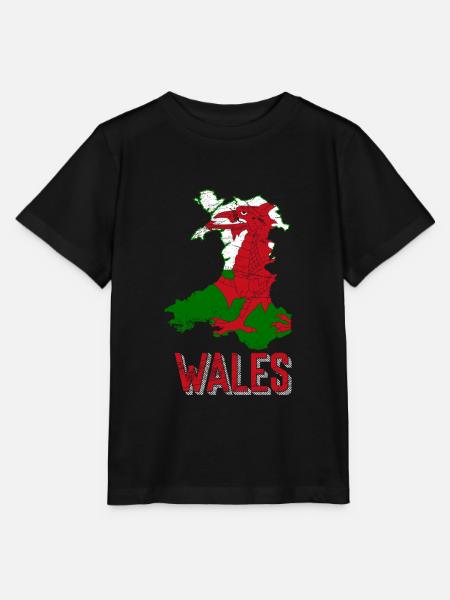 Wales - Stanley/Stella Kinder T-Shirt MINI CREATOR - Schwarz
