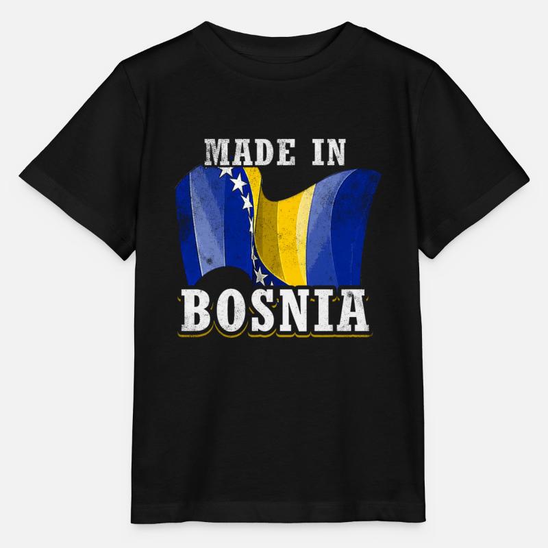 Bosnie - T-shirt bio MINI CREATOR Stanley/Stella Enfant - noir