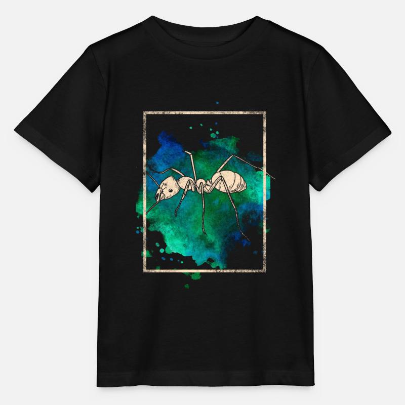 Ant - Stanley/Stella MINI CREATOR Kids’ T-Shirt - black