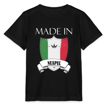 Made in Neapel - Stanley/Stella Kinder T-Shirt MINI CREATOR  - Schwarz - Vorne - Mikhail (115cm)