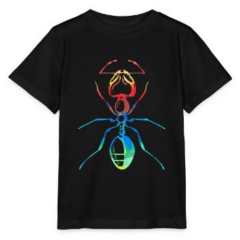 Ameise - Stanley/Stella Kinder T-Shirt MINI CREATOR  - Schwarz - Vorne - Mikhail (115cm)