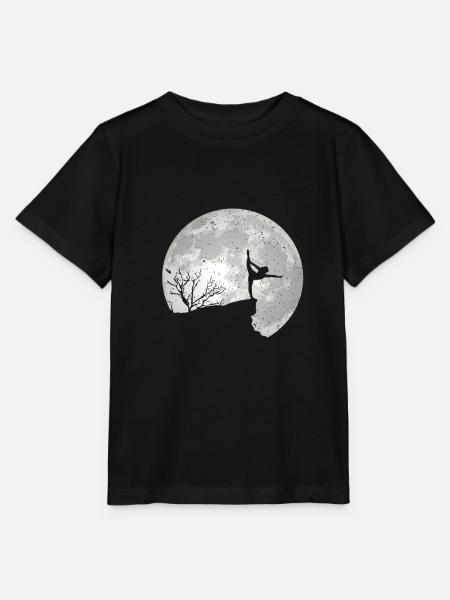 Turnen Gymnastik Geräteturnen Kunssturnen Mond - Stanley/Stella Kinder T-Shirt MINI CREATOR  - Schwarz