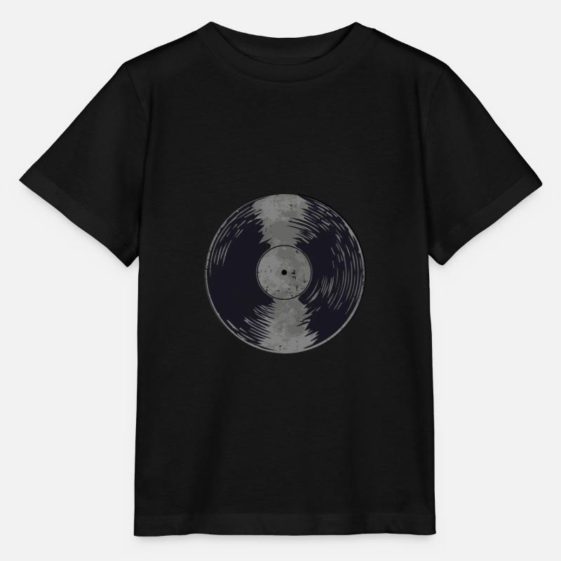 Disques de disques cadeau - T-shirt bio MINI CREATOR Stanley/Stella Enfant - noir