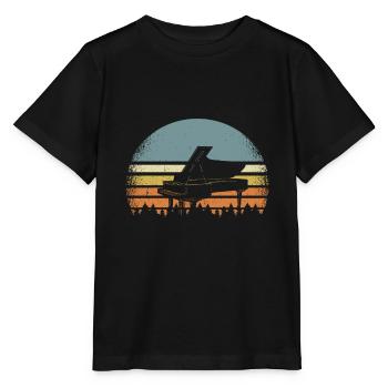 Klavier Keyboard Pianisten Klavierflügel Pianist - Stanley/Stella Kinder T-Shirt MINI CREATOR  - Schwarz - Vorne - Mikhail (115cm)