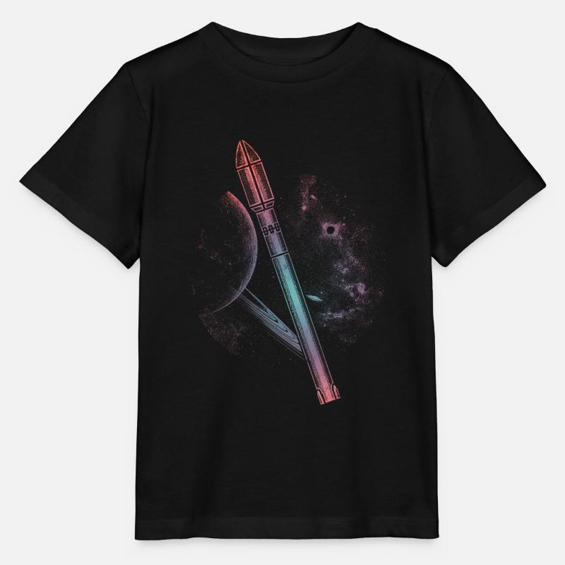 Falcon 9 missile - T-shirt bio MINI CREATOR Stanley/Stella Enfant - noir