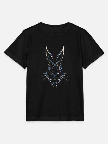 Hase - Stanley/Stella Kinder T-Shirt MINI CREATOR - Schwarz