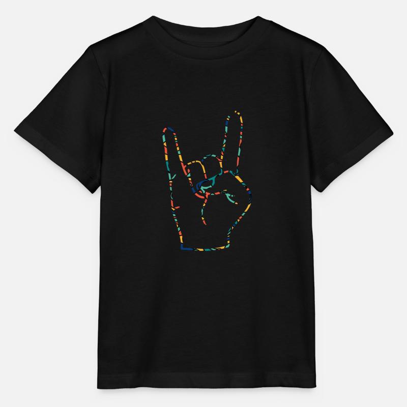 Heavy Metal - Stanley/Stella Kinder T-Shirt MINI CREATOR  - Schwarz