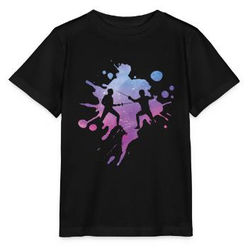Fencing Sport Sword Fencing Fencing - Stanley/Stella MINI CREATOR Kids’ T-Shirt - black - Front - Mikhail (115cm)