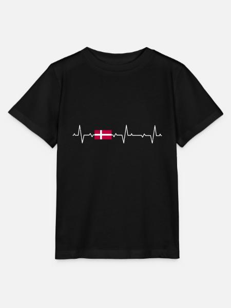 Denmark Danish flag Danish Copenhagen - Stanley/Stella MINI CREATOR Kids’ T-Shirt - black