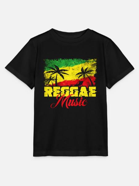 Reggae Musik - Stanley/Stella Kinder T-Shirt MINI CREATOR - Schwarz