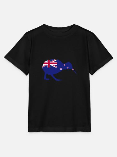 Kiwi Vogel kiwivogel Neuseeland - Stanley/Stella Kinder T-Shirt MINI CREATOR - Schwarz