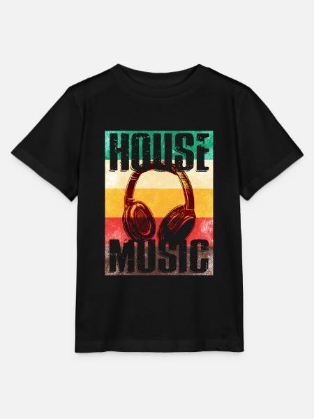 House Musik - Stanley/Stella Kinder T-Shirt MINI CREATOR - Schwarz