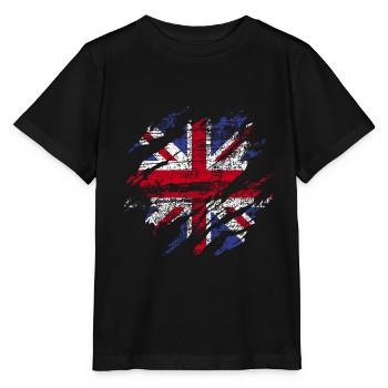 Großbritannien - Stanley/Stella Kinder T-Shirt MINI CREATOR  - Schwarz - Vorne - Mikhail (115cm)