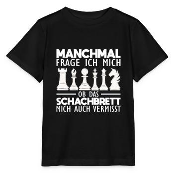 Schach Sprüche - Stanley/Stella Kinder T-Shirt MINI CREATOR  - Schwarz - Vorne - Mikhail (115cm)