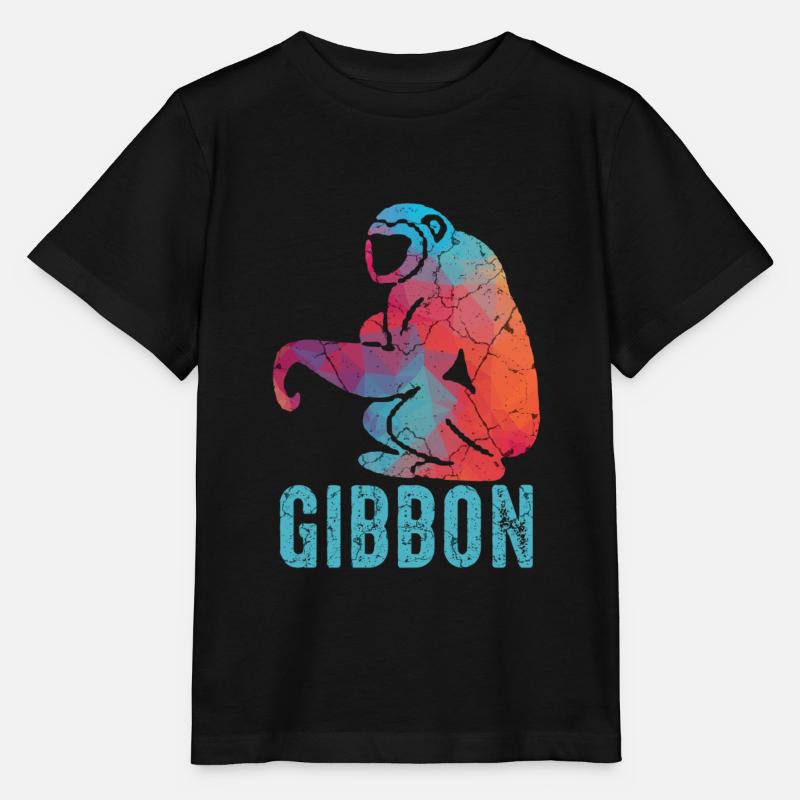Singe Gibbon - T-shirt bio MINI CREATOR Stanley/Stella Enfant - noir