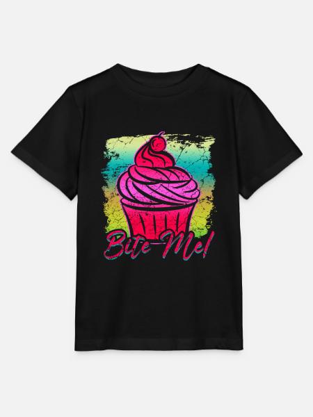 Cupcake - Stanley/Stella Kinder T-Shirt MINI CREATOR - Schwarz