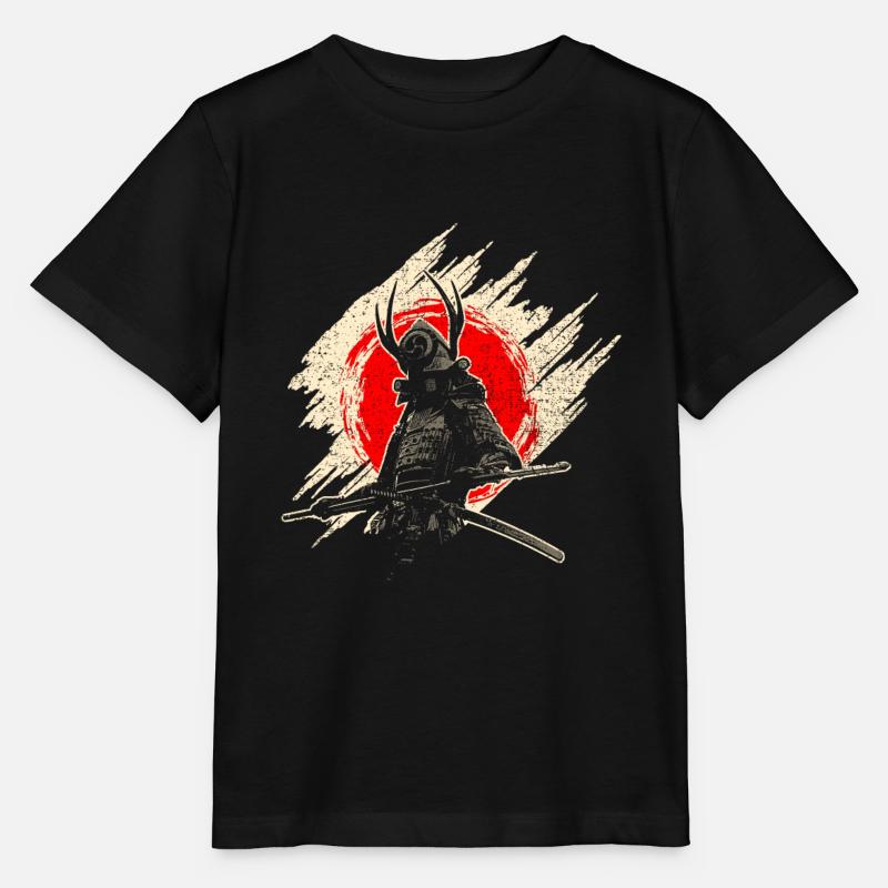 Samurai - Stanley/Stella Kinder T-Shirt MINI CREATOR  - Schwarz