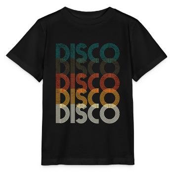 Disco Musik - Stanley/Stella Kinder T-Shirt MINI CREATOR  - Schwarz - Vorne - Mikhail (115cm)