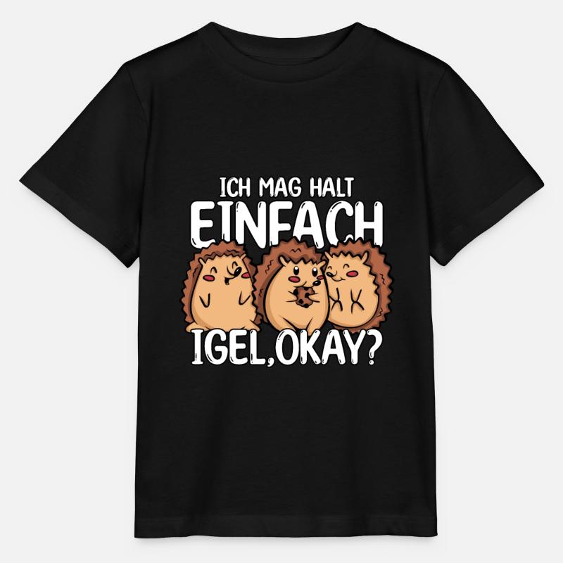 Igel - Stanley/Stella Kinder T-Shirt MINI CREATOR  - Schwarz