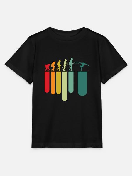 Gymnastik Evolution - Stanley/Stella Kinder T-Shirt MINI CREATOR  - Schwarz