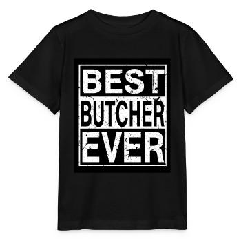 Metzger Bester Metzger - Stanley/Stella Kinder T-Shirt MINI CREATOR  - Schwarz - Vorne - Mikhail (115cm)