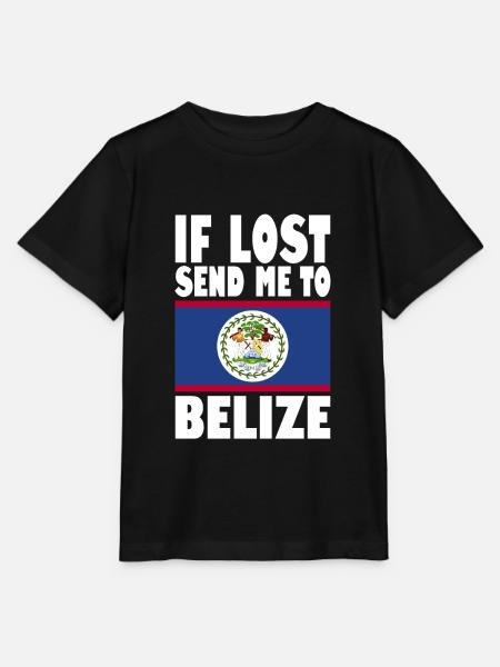 Belize Flagge Spruch - Stanley/Stella Kinder T-Shirt MINI CREATOR  - Schwarz