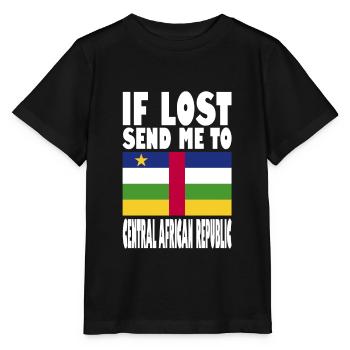 Drapeau de la République centrafricaine - T-shirt bio MINI CREATOR Stanley/Stella Enfant - noir - Devant - Mikhail (115cm)